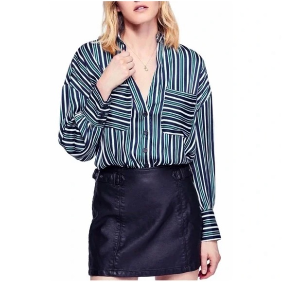 Free People Mad About You Button Down Shirt - Picture 2 of 10